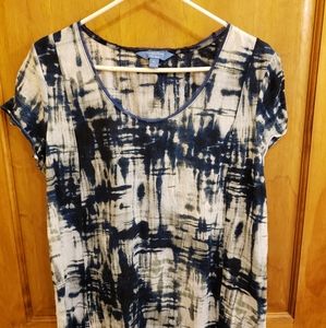Simply Vera short sleeve Tye-Dye shirt- XL